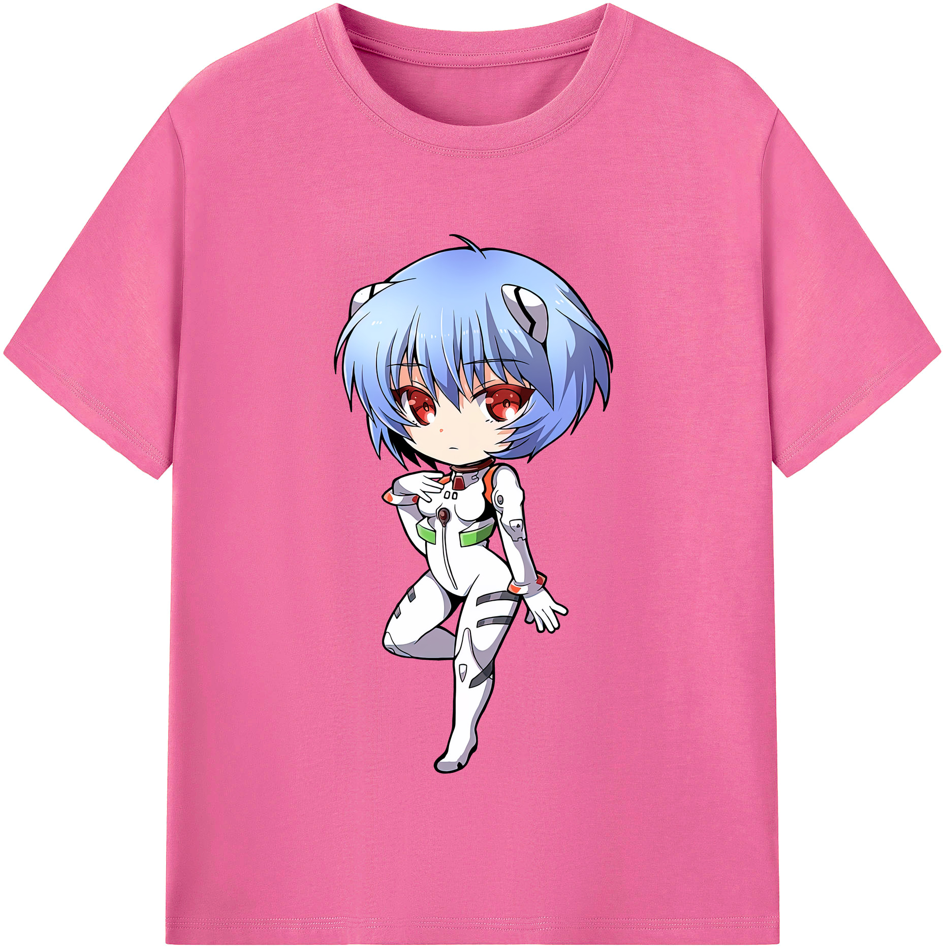 （画像用） EVA 新世紀エヴァンゲリオン レディースカジュアルプリントTシャツ（綿100％）